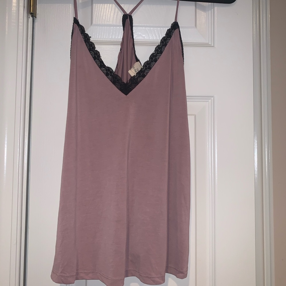 Mauve Racerback Tank Top
